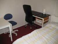 Room with office and chair