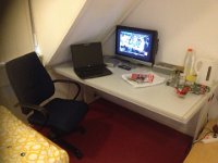 room with office